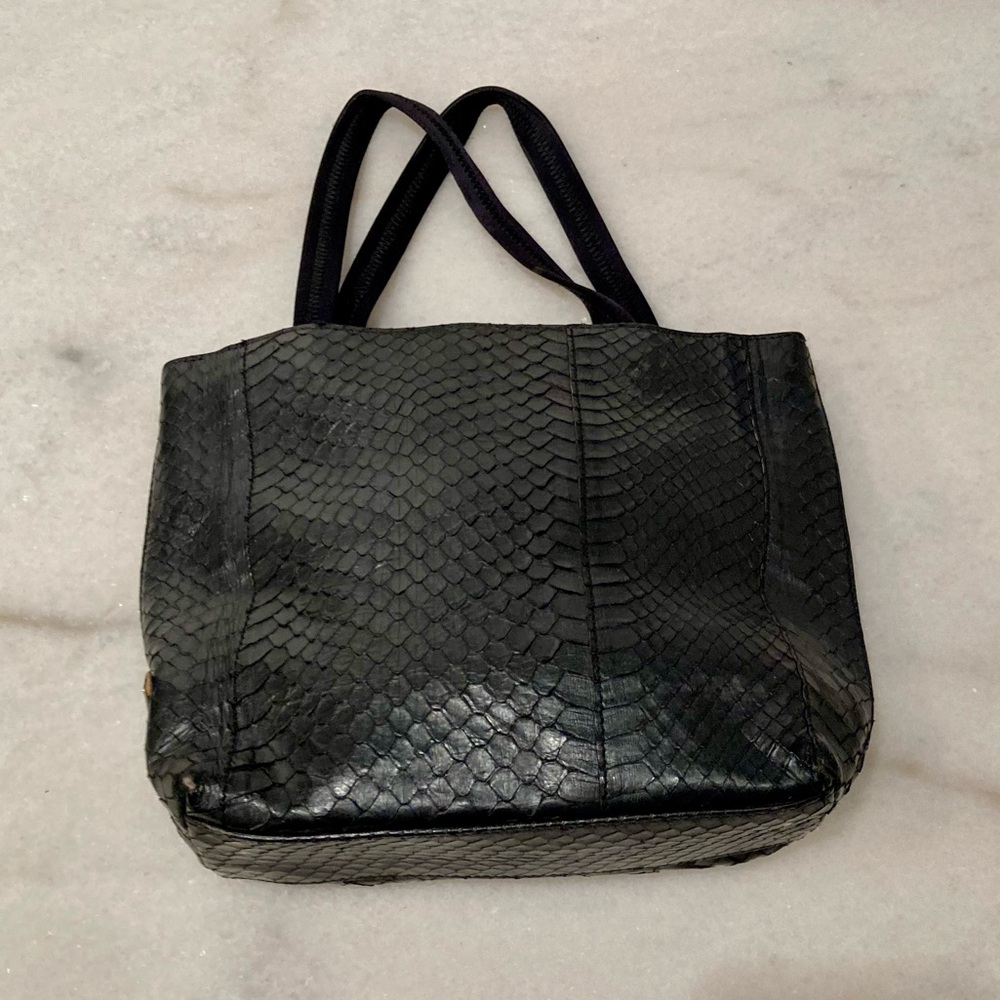 Prada Black Python Mini Tote - Picture 5 of 16